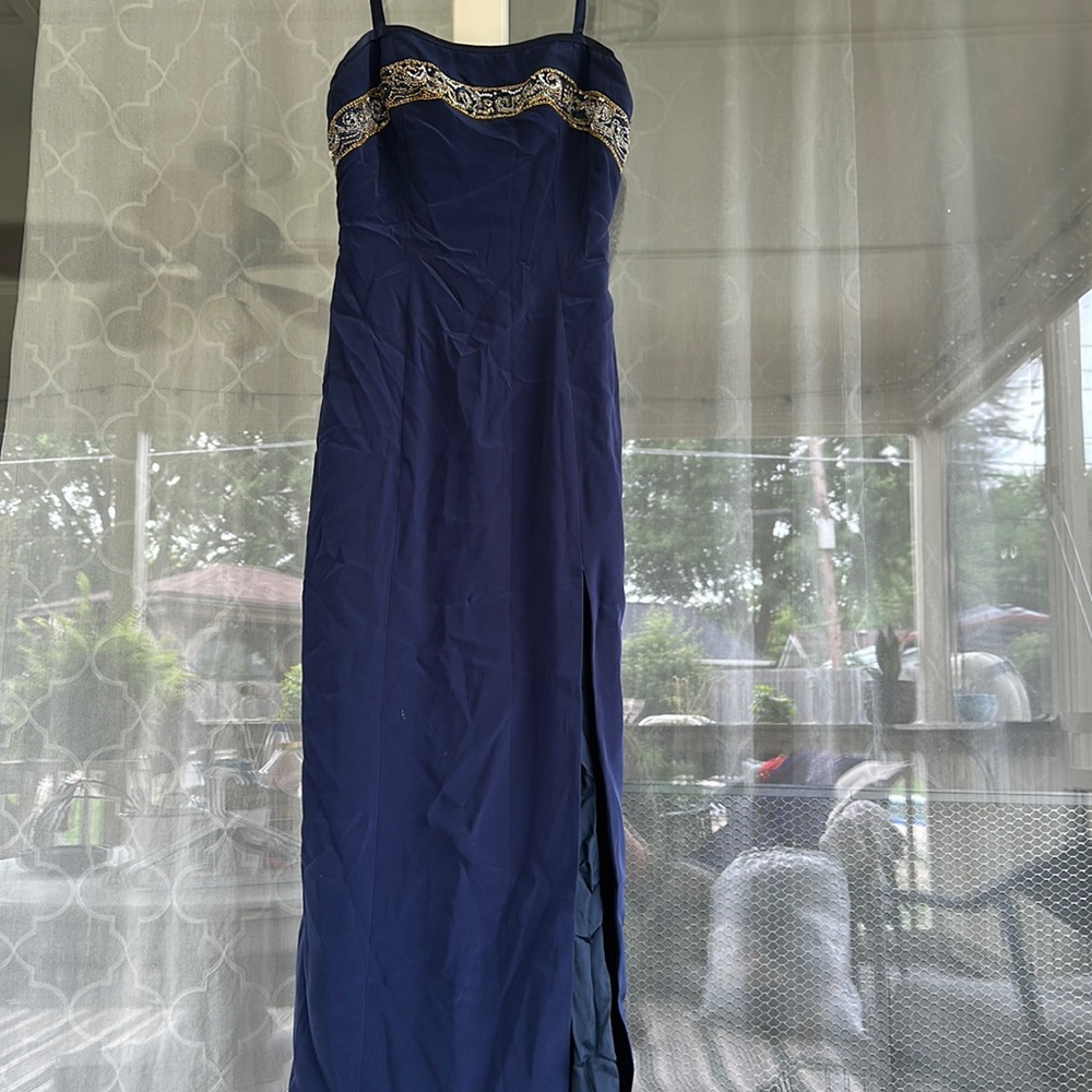 Vintage navy dress